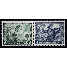 ALEMANIA 1933 ESTAMPILLAS SE-TENANT ZUSAMMENDRUCKE NUEVAS CON GOMA DE GRAN CALIDAD MICHEL W47 18 €